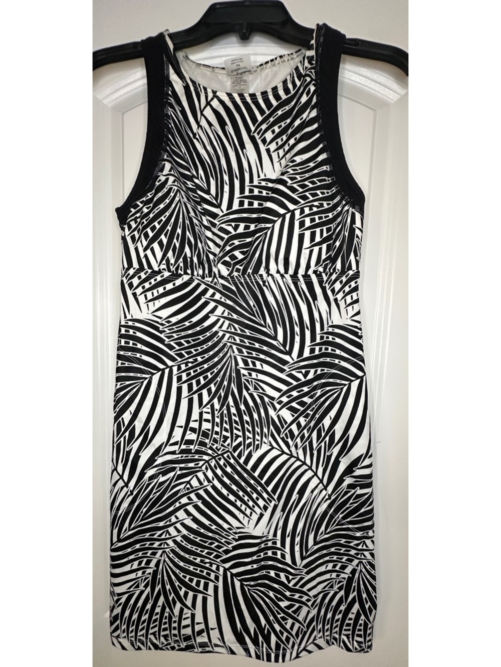 Tommy Bahama IslandActive Black and White Sleeveless Bodycon Dress Size S/P